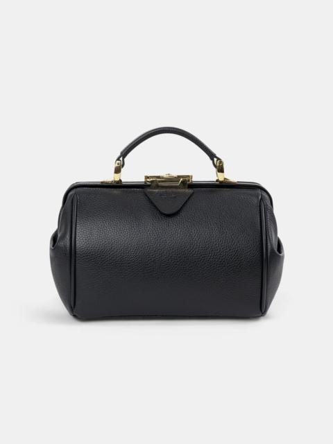 Cambridge Satchel The Sophie -  Midnight Black Calf Grain