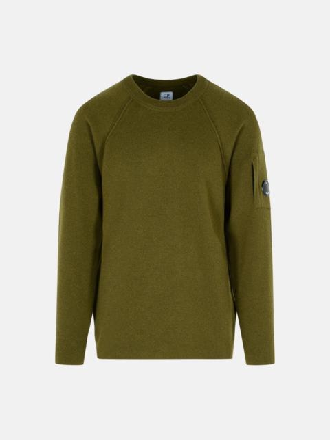 C.P. Company 'GRS' GREEN WOOL BLEND SWEATSHIRT