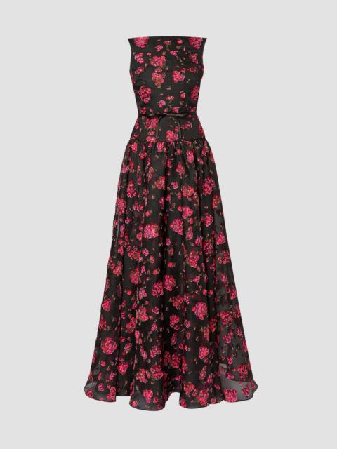 Erdem SLEEVELESS GOWN WITH GATHERED SKIRT