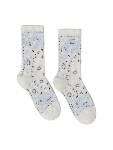 Alanui Bandana Socks