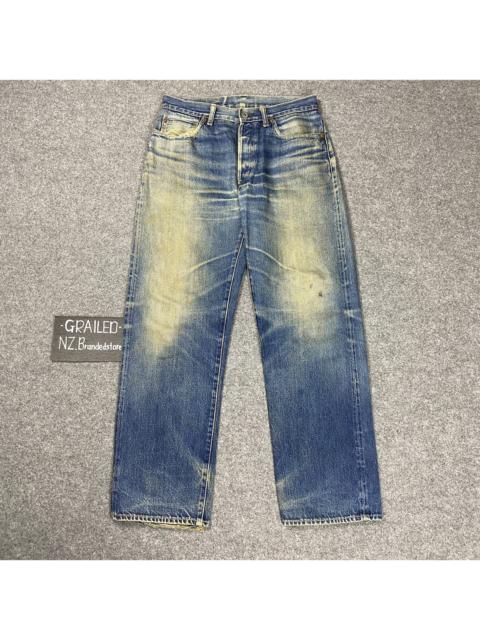 Other Designers Distressed Denim - LASTT DROPP‼️Rare‼️🔥H.R.MARKET🔥Distressed Selvedge Denim Jeans