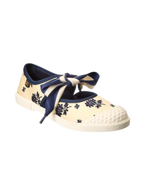 Valentino Valentino Bay By Bay Canvas Ballerina Sneaker