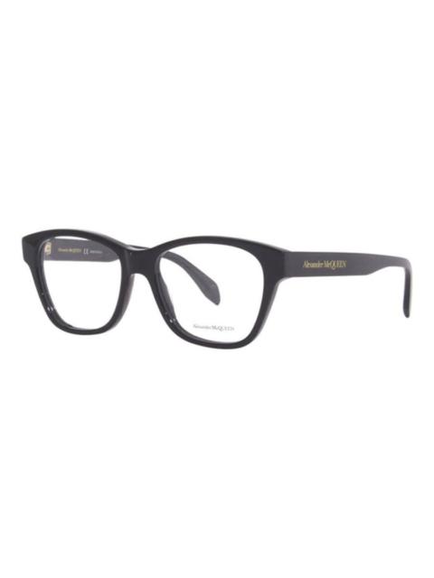 Alexander McQueen Alexander McQueen Men's Black Square Eyeglass Frames AM0306O 001