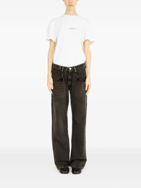 Maison Margiela MAISON MARGIELA - Women Wide-Leg 5-Pocket Pants