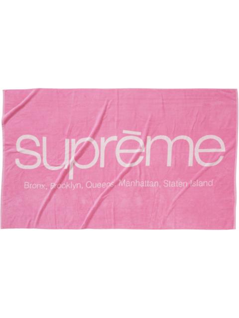 Supreme Supreme Five Boroughs Towel Pink
