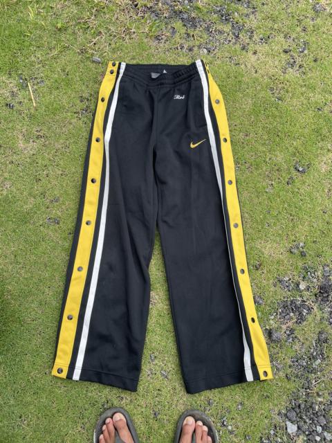 Other Designers Vintage - RARE Vintage Nike Gold Swoosh Full Button Pants Japan