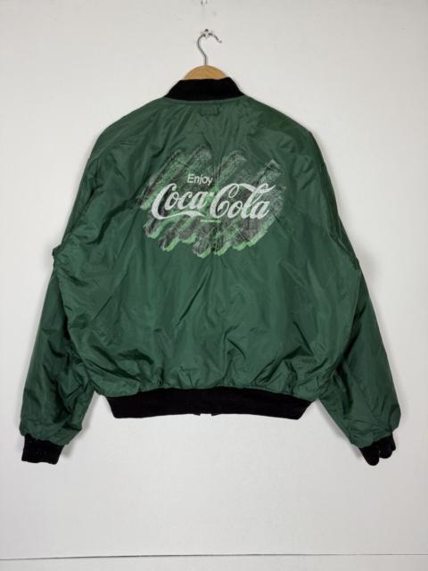 Other Designers Coca Cola Reversible Satin Bomber Jacket