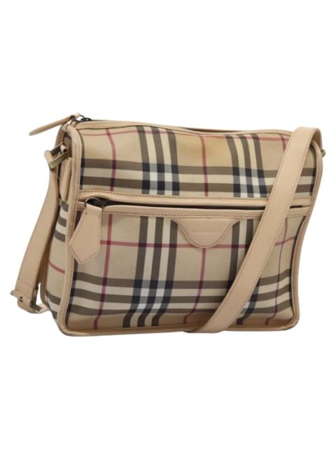 Burberry Burberry Nova Check Shoulder Bag Pvc Beige