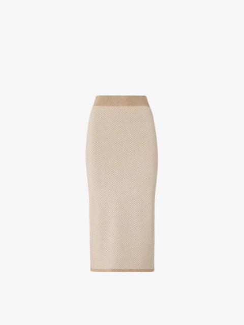 FENDI Fendi Ff Silk And Cashmere Skirt