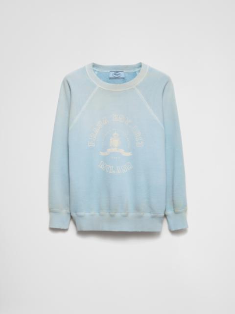 Prada Cotton crew-neck sweatshirt