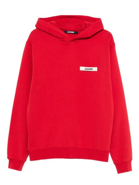 JACQUEMUS Jacquemus Men "Le Hoodie" Gros Grain