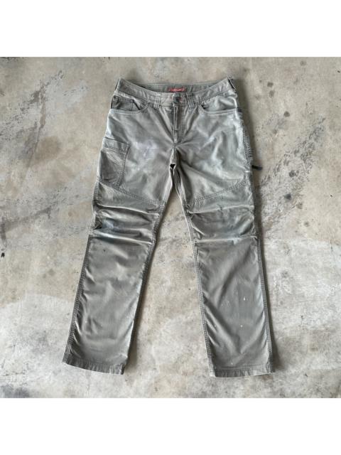 Other Designers Vintage - Vintage LL Bean Faded/Splash Paint/Double Knee Cargo Pants