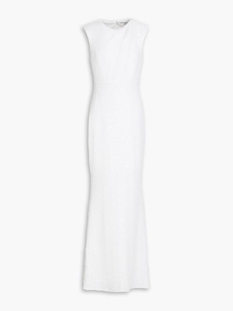 Other Designers Sequined mesh gown