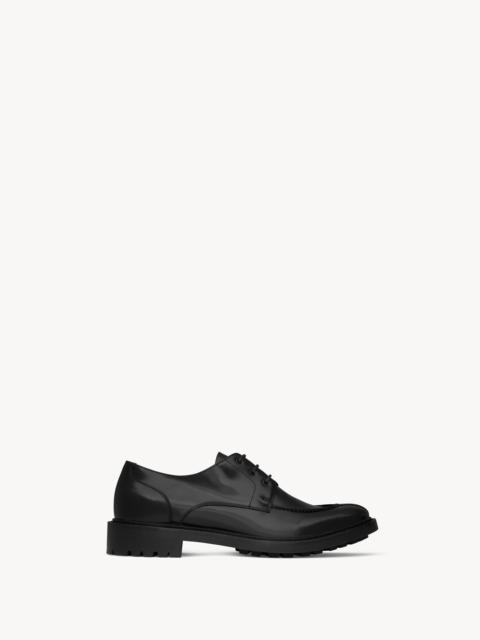SAINT LAURENT LINO DERBIES IN SMOOTH LEATHER