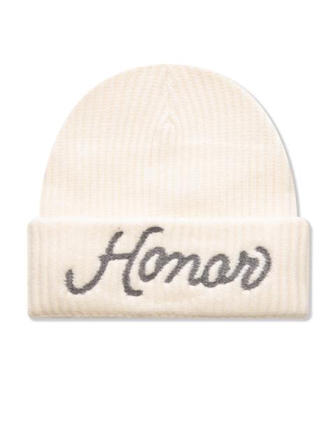 HONOR THE GIFT HONOR HEAVY KNIT BEANIE - VINTAGE WHITE