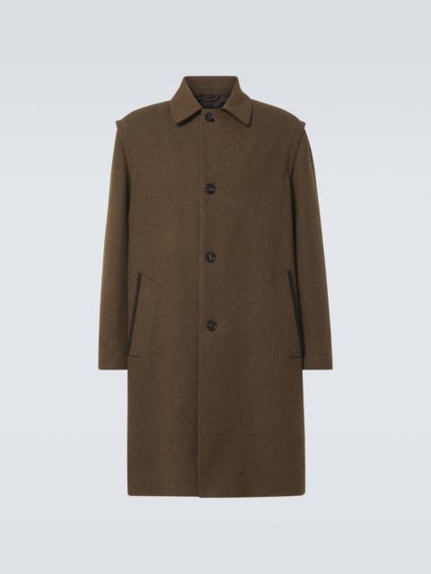 Savile wool coat