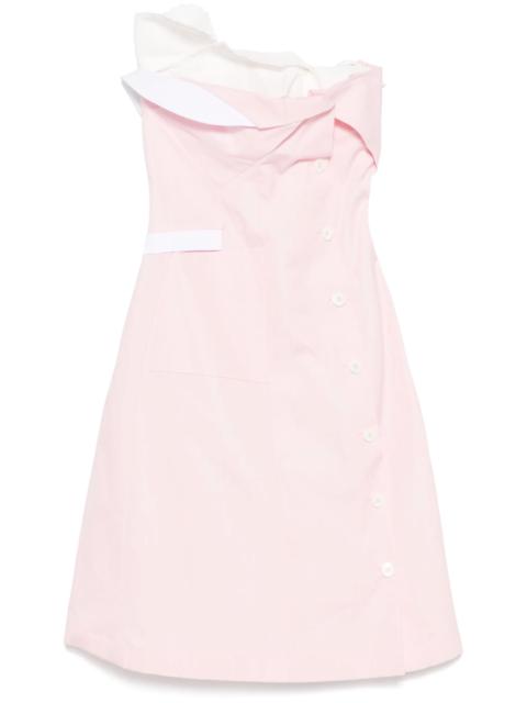 Miu Miu layered-detail mini dress