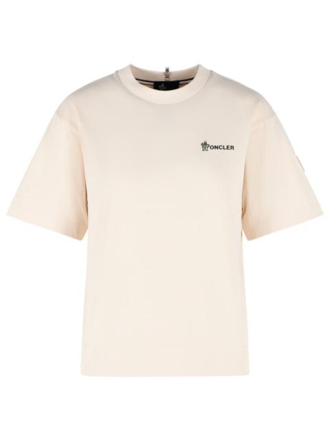 Moncler Grenoble Moncler Grenoble Ivory White Cotton T-Shirt Women