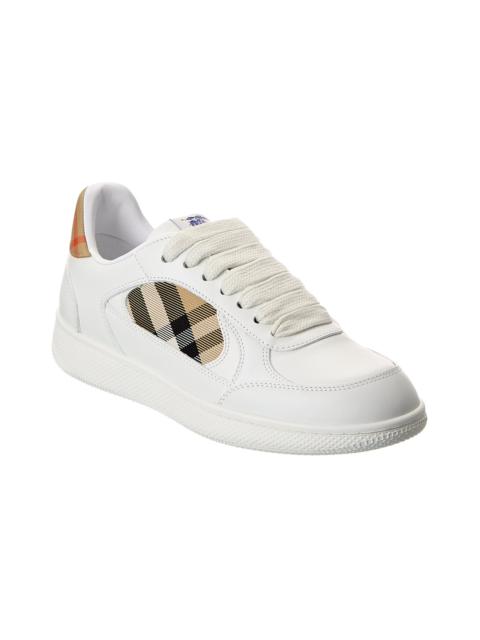 Burberry Burberry Terrace Check Canvas & Leather Sneaker
