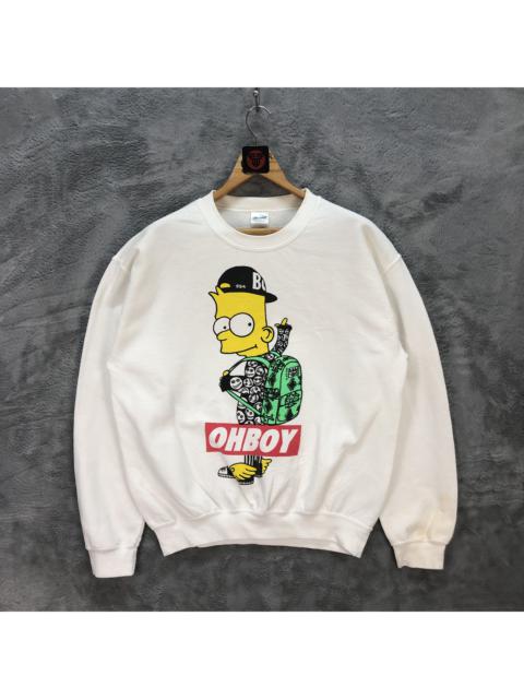 Other Designers Vintage - Y2K Bart Simpson Streetwear Fashion Sweatshirts #6280-58