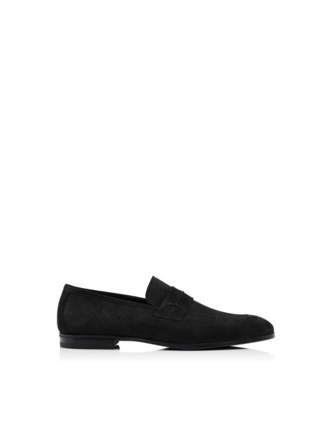 TOM FORD SUEDE SEAN PENNY LOAFER