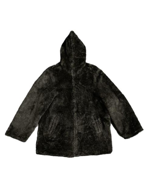 📌Binding Now📌GAULTIER HOMME OBJET FAUX FUR RIVERSIBLE HOODIE