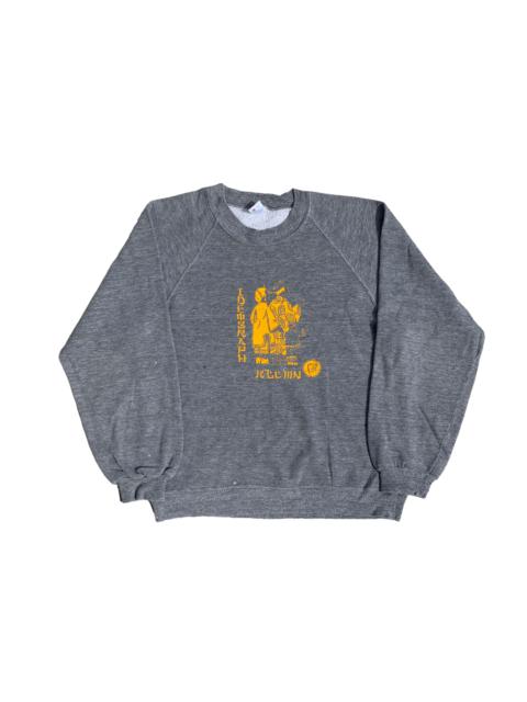 Other Designers Vintage 80s Russell Graphic Raglan Sweatshirt