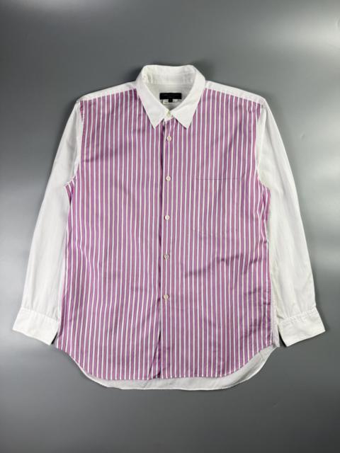 Comme des Garçons Homme Plus CDG Homme plus - S/S20 - Striped Front Panel Funmix Shirt