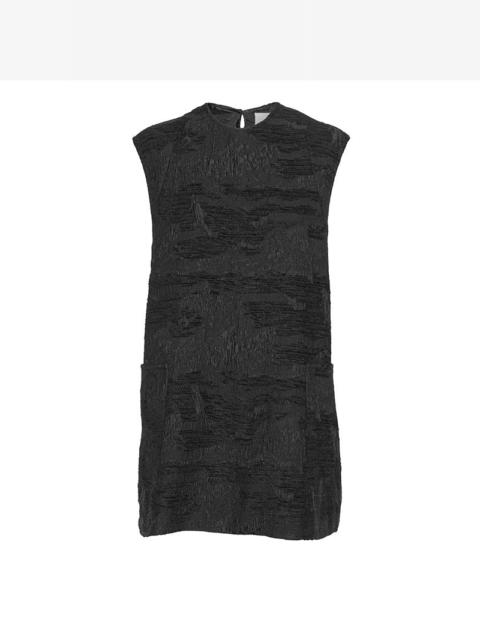 HENRIK VIBSKOV DART SLEEVELESS DRESS - FISHES BLACK