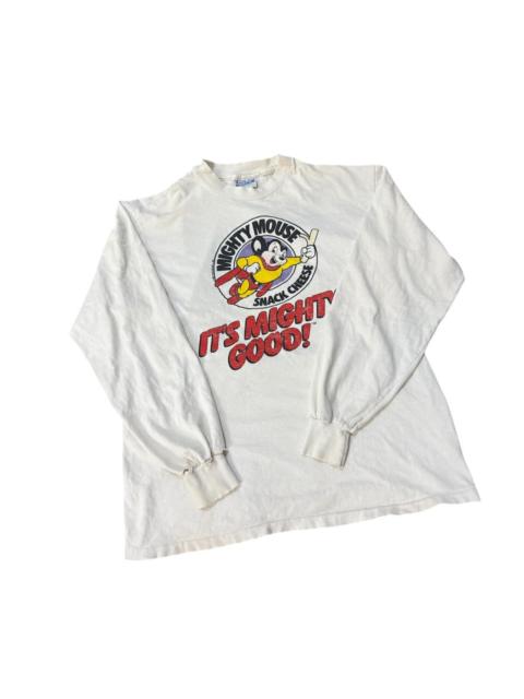 Other Designers Vintage 80s Might Mouse Snack Cheese Promo T-Shirt