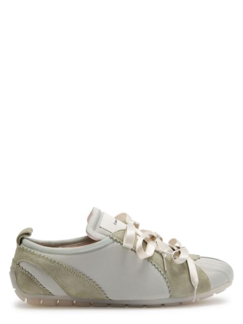 Simone Rocha Simone Rocha Ballerina Grip Panelled Satin Sneakers