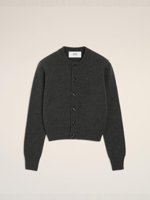 AMI Paris BLACK CASHMERE AMI DE COEUR CARDIGAN