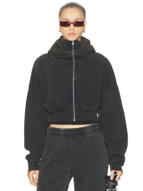 Cropped Full Zip Jacket