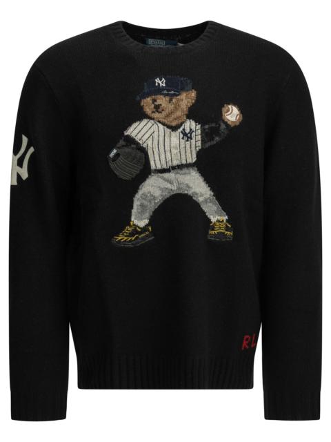 Polo Ralph Lauren Polo Ralph Lauren Polo Bear X Yankees Crew-neck Sweater Black