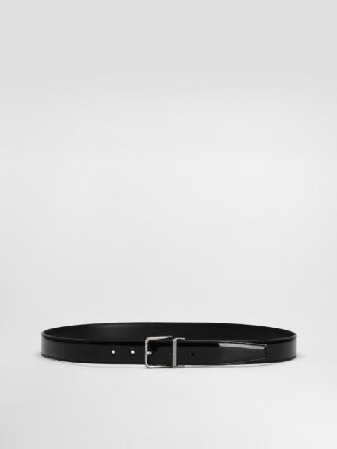 Dolce & Gabbana Patent calfskin belt