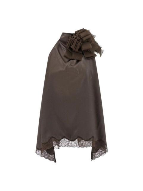 MAGDA BUTRYM MAGDA BUTRYM Blouse 01 Brown SIlk Top New & Authentic (Women