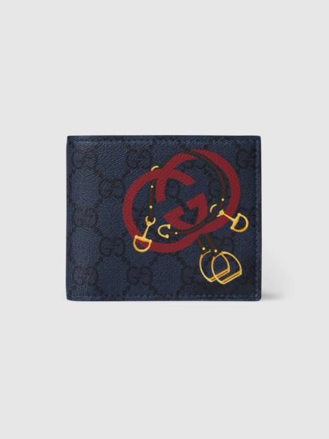 GUCCI GG bi-fold wallet with print