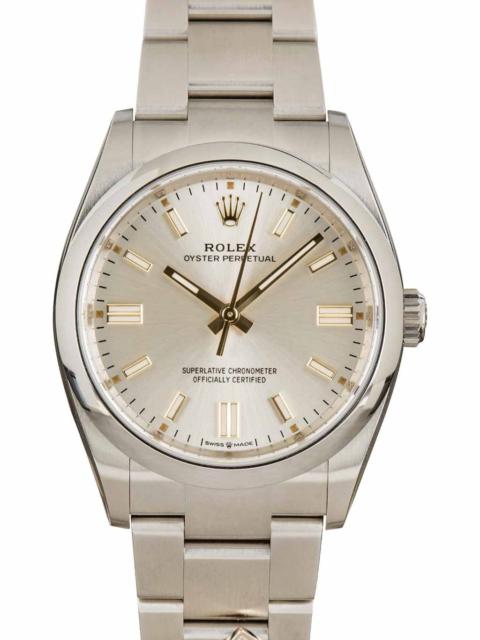 Rolex Oyster Perpetual Ref 126000 Silver Dial