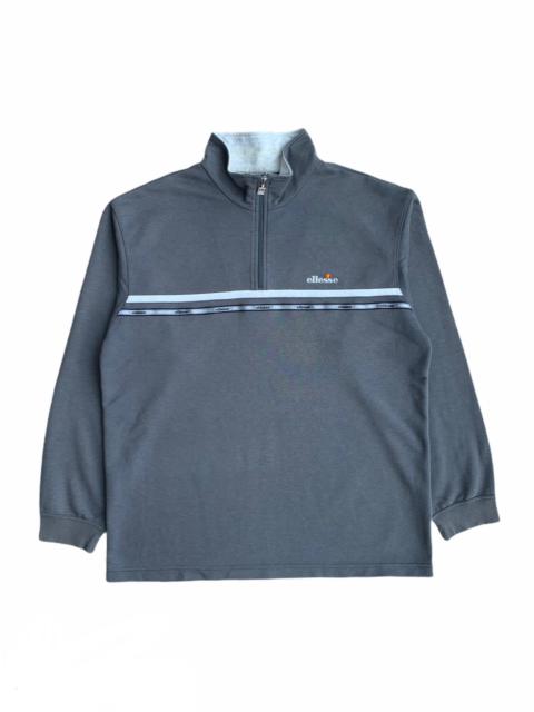 Other Designers Vintage - Vintage Ellesse Spellout Logo Half Zip Sweater