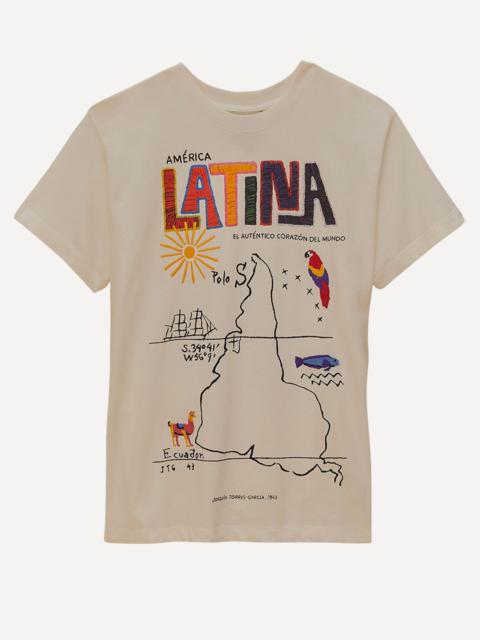 FARM RIO Off-White America Latina Relaxed T-Shirt