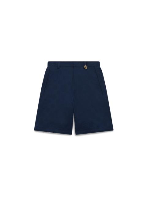 CASABLANCA Navy Monogram Shorts