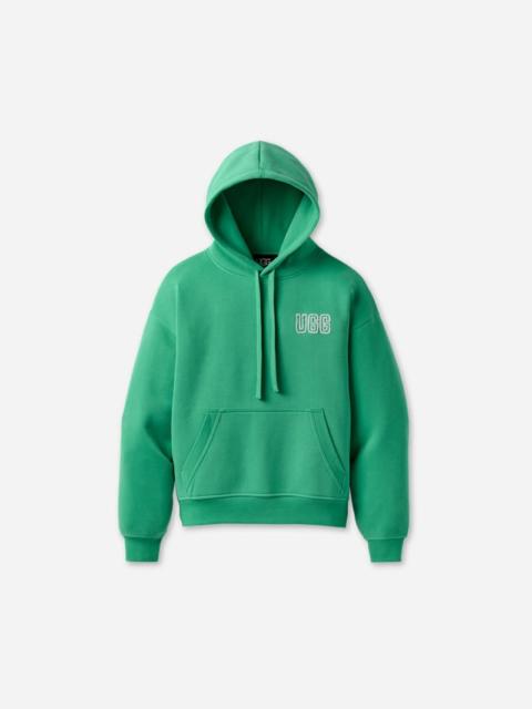 UGG ® Women's ® Logo Hoodie Cotton Blend in Hummingbird