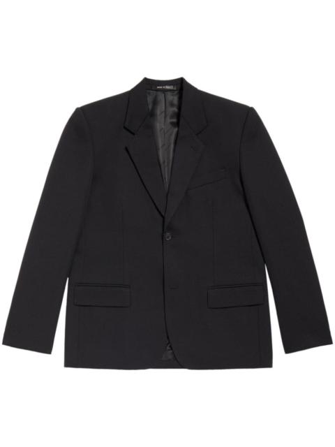 BALENCIAGA Balenciaga Men Wool Single-Breasted Blazer Jacket