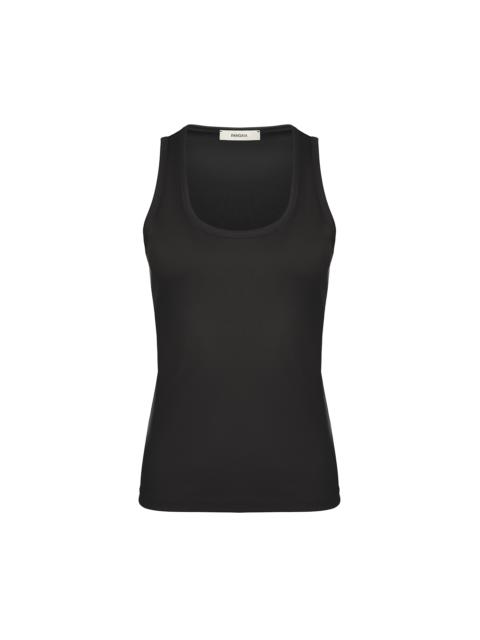 Womens  Interlock Tank Top - Black