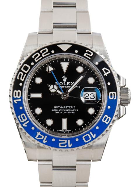 ROLEX 182811 Men's Rolex GMT Master II 116710 Batman