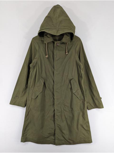 Kapital 🔥RARE🔥45rpm Green Army Parka Hooded Jacket