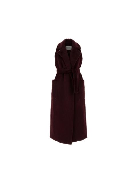 Max Mara MAX MARA Abbozzi1234 Burgundy Eco Vest New & Authentic (Wome