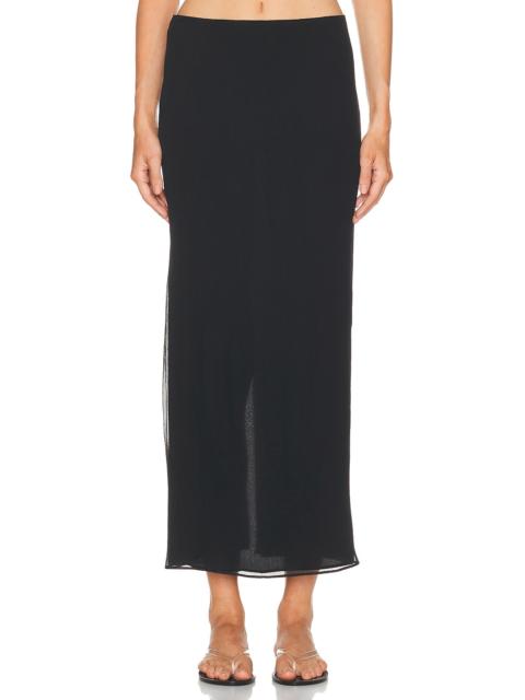 WARDROBE.NYC Layered Column Skirt