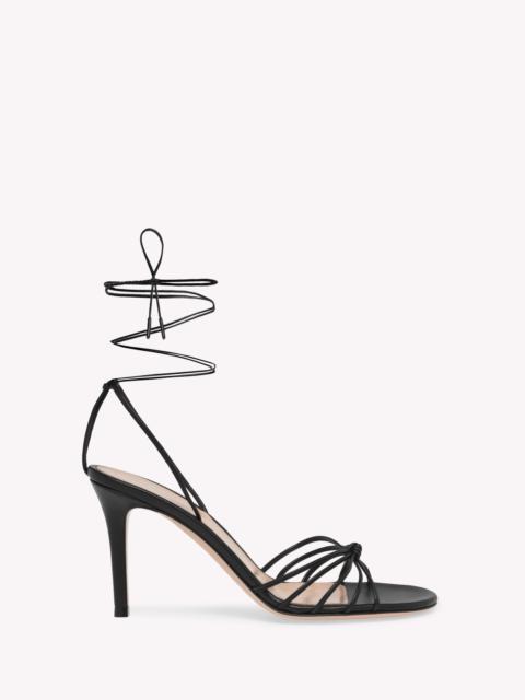 Gianvito Rossi Gianvito Rossi Gwyneth 85 Sandals in Black Nappa at Nordstrom