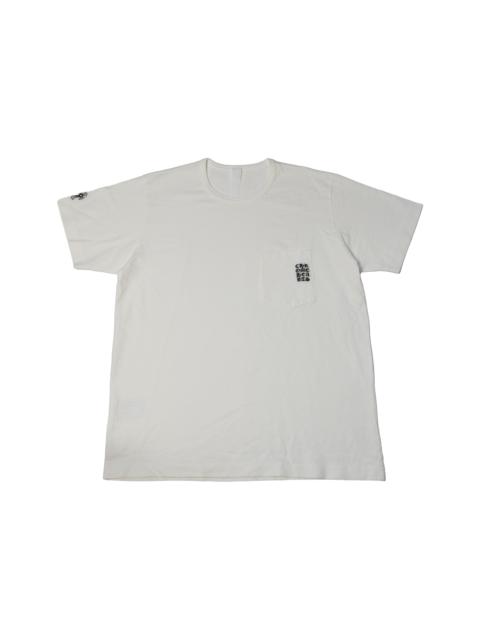 Chrome Hearts Chrome Hearts Heavyweight Embroidered Eye Chart Pocket T-Shirt White